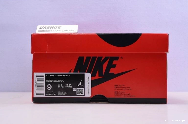 Zoom BV0006-900  1 High Jordan Retro Fearless 0331